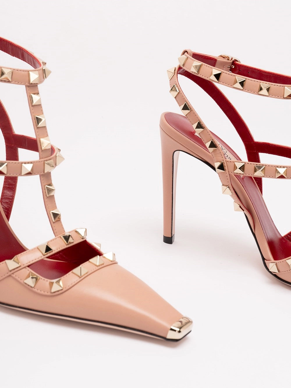 Valentino Garavani Women Rockstud Kidskin Pumps 100Mm