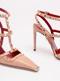 Valentino Garavani Women Rockstud Kidskin Pumps 100Mm