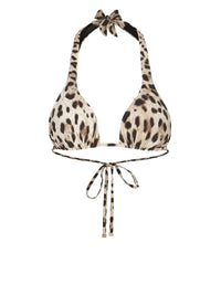 Dolce & Gabbana Women Leopard-Print Bikini Top