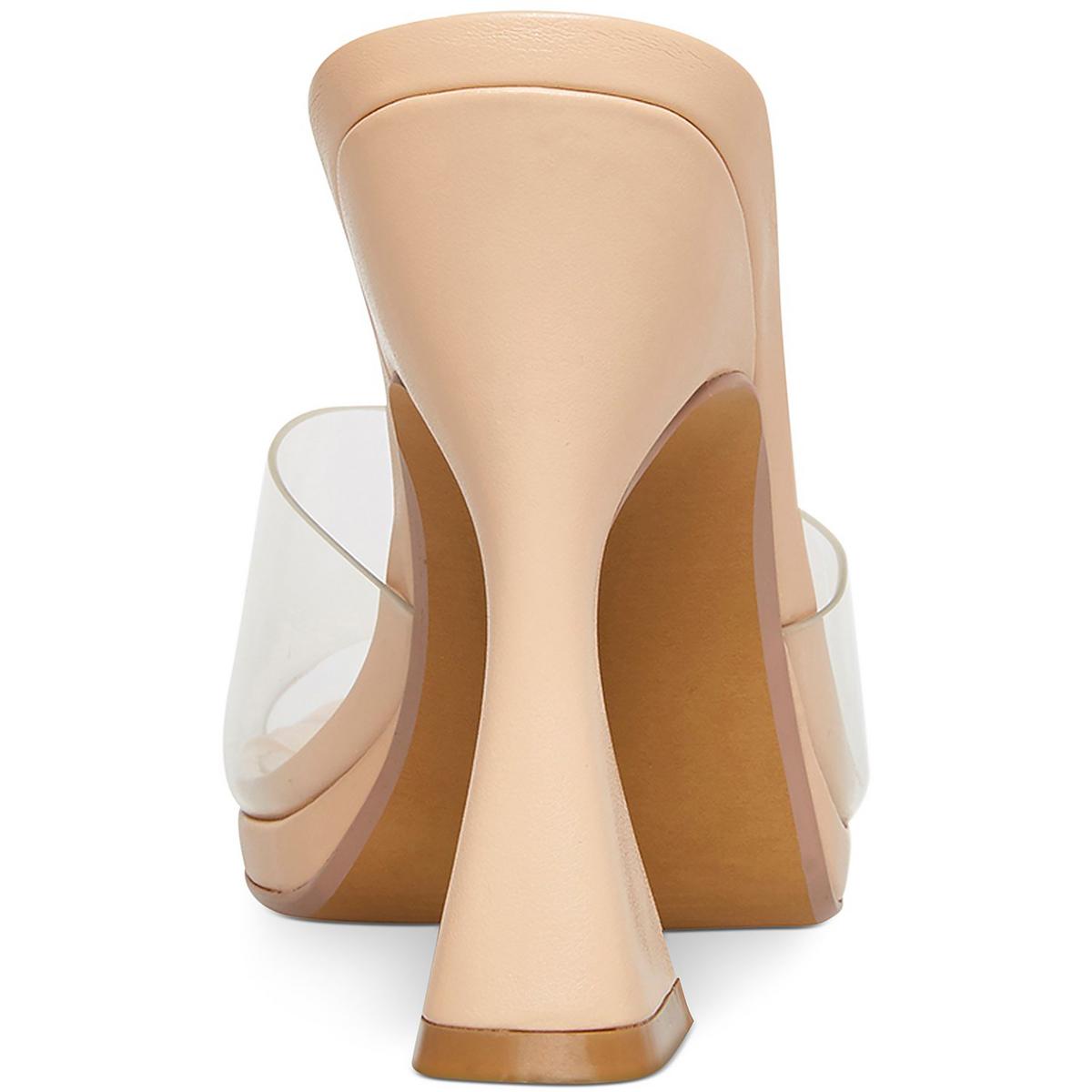 Lipa Womens Comfort Insole Square Toe Mule Sandals