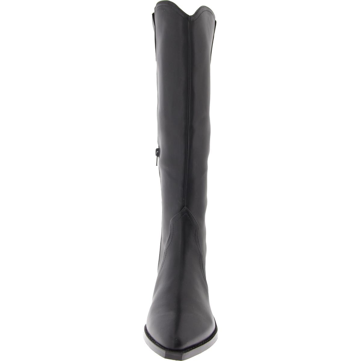 Kit Womens Faux Suede Knee-High Cowboy, Western Boots