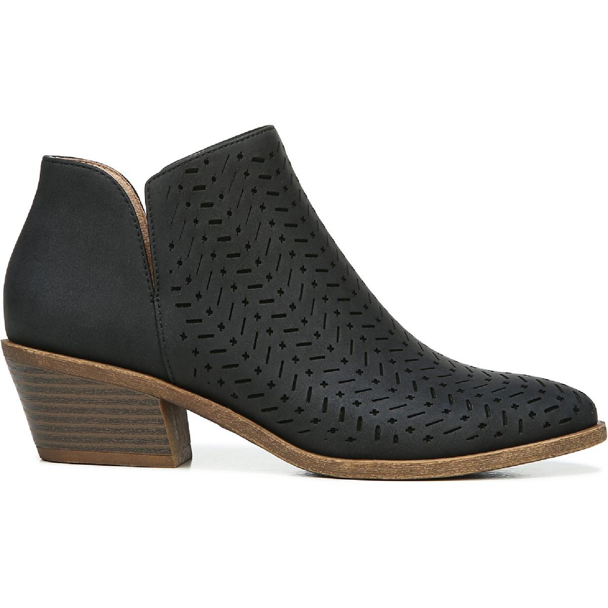 Payton Womens Faux Leather Chelsea Boots