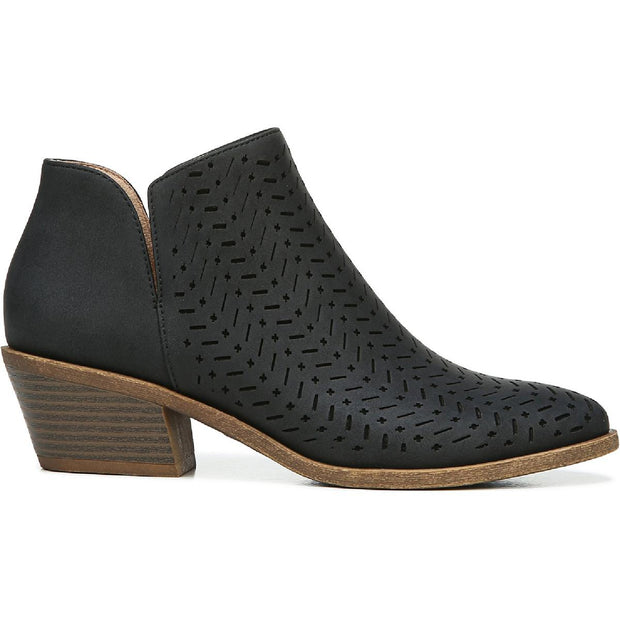 Payton Womens Faux Leather Ankle Chelsea Boots