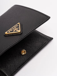 Prada Women Small Saffiano Leather Wallet