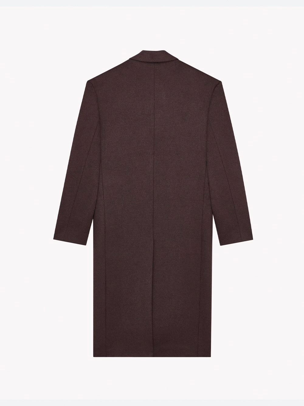 Saint Laurent Men Coat In Double Face Brushed Wool Felt