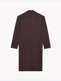 Saint Laurent Men Coat In Double Face Brushed Wool Felt