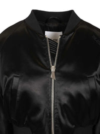 The Attico Women Satin Bomber Jacket