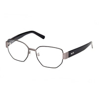 MCM Eyeglasses Geometric Full Rim, Matte Black Frame and Clear Demo Lenses Lens MW5016-H002