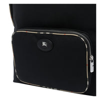 Burberry Burberry Men Backpack With Check Trim