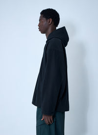 Balenciaga Men Logo Motif Zip-Up Jacket