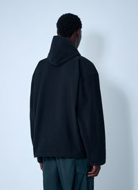 Balenciaga Men Logo Motif Zip-Up Jacket