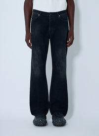 Balenciaga Men Distressed Denim Jeans