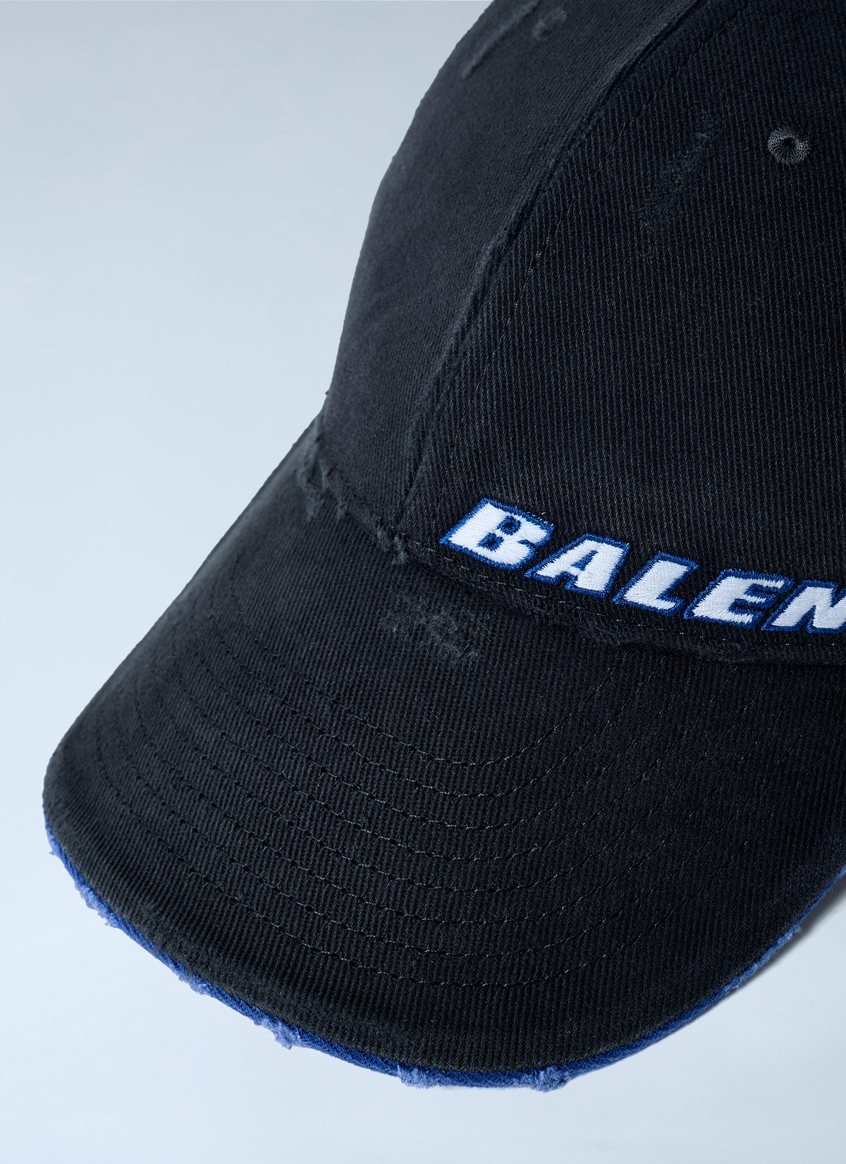 Balenciaga Men Logo Motif Baseball Cap
