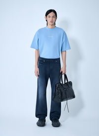 Balenciaga Men Curved Knee Pants