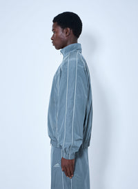 Balenciaga Men Zip-Front Track Jacket