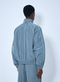 Balenciaga Men Zip-Front Track Jacket
