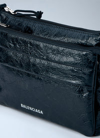Balenciaga Balenciaga Men Explorer Double Pouch Messenger Bag