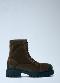 Balenciaga Men Combat Strike L20 Ankle Boots