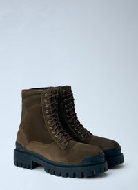Balenciaga Men Combat Strike L20 Ankle Boots