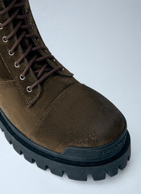 Balenciaga Men Combat Strike L20 Ankle Boots