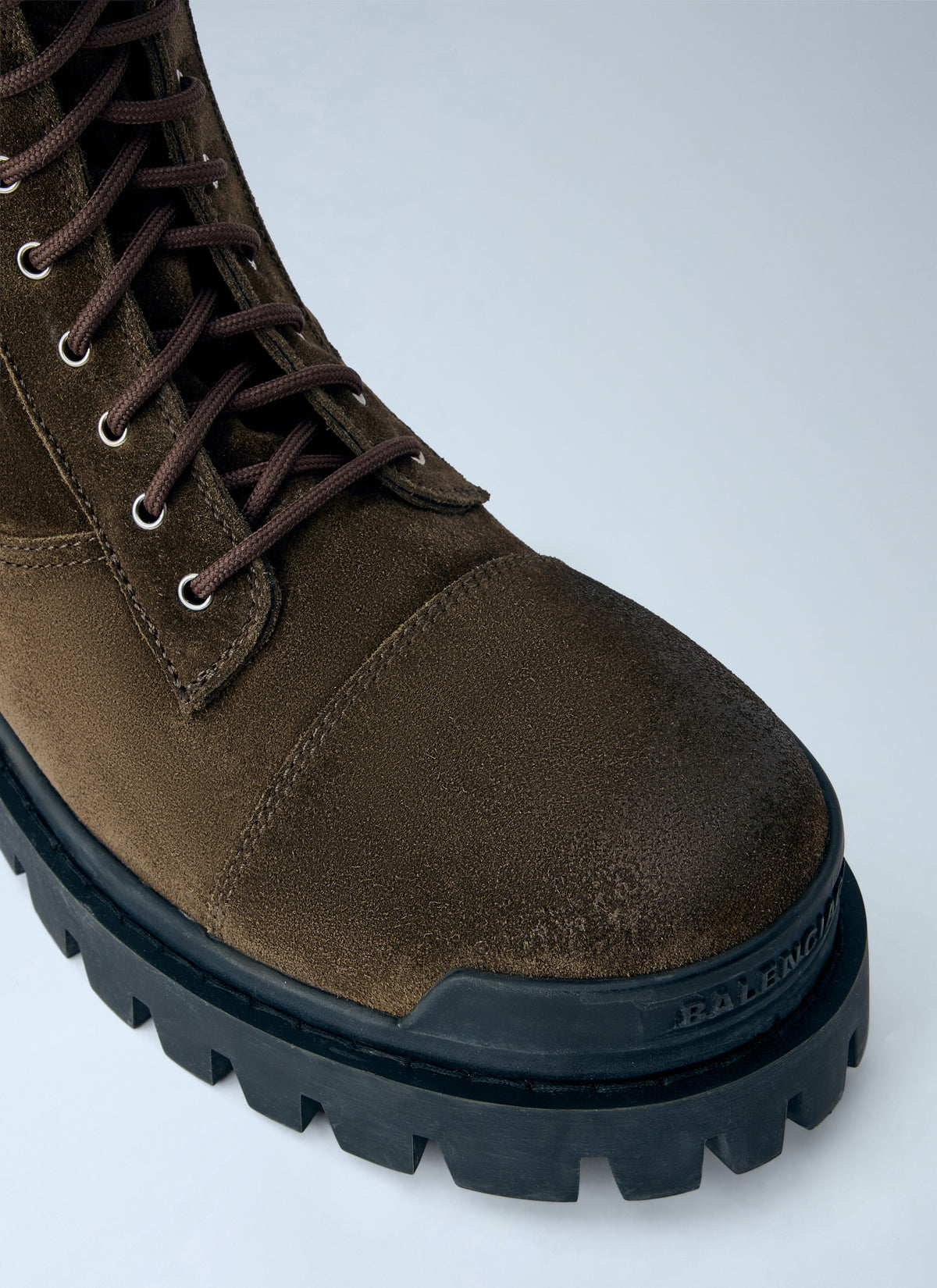 Balenciaga Men Combat Strike L20 Ankle Boots