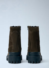 Balenciaga Men Combat Strike L20 Ankle Boots