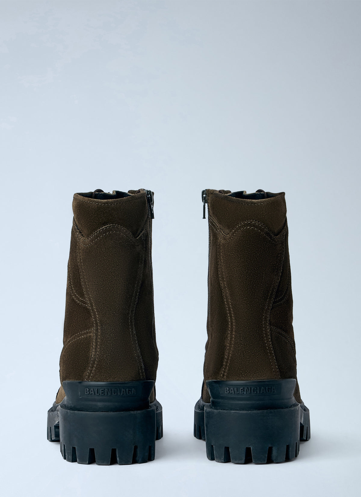 Balenciaga Men Combat Strike L20 Ankle Boots