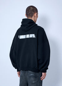 Balenciaga Men Large Zip-Up Hoodie