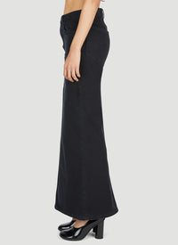 Balenciaga Balenciaga Women Denim Maxi Skirt