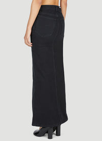 Balenciaga Balenciaga Women Denim Maxi Skirt