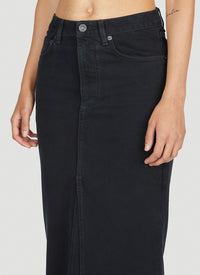 Balenciaga Balenciaga Women Denim Maxi Skirt