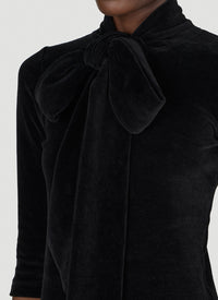 Balenciaga Balenciaga Women Scarf Turtleneck Terry-Cloth Blouse