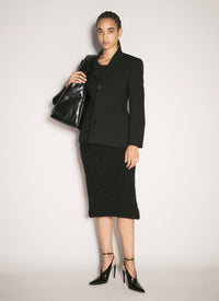 Balenciaga Balenciaga Women Boucle Midi Skirt