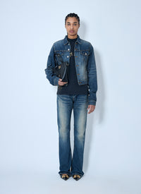 Balenciaga Women Logo Patch Jeans