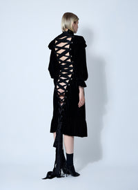 Balenciaga Balenciaga Women Lace-Up Dress