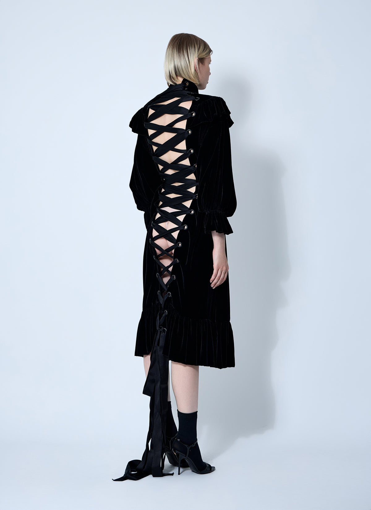 Balenciaga Balenciaga Women Lace-Up Dress