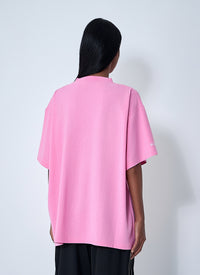 Balenciaga Women Logo Motif T-Shirt