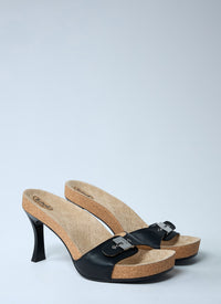Balenciaga Women Scholl Heeled Sandals