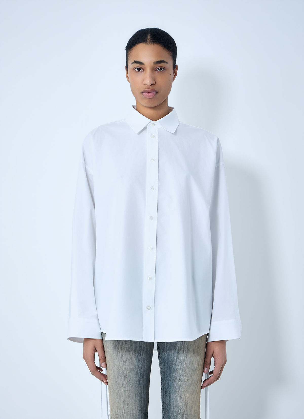 Balenciaga Women Lace-Up Shirt