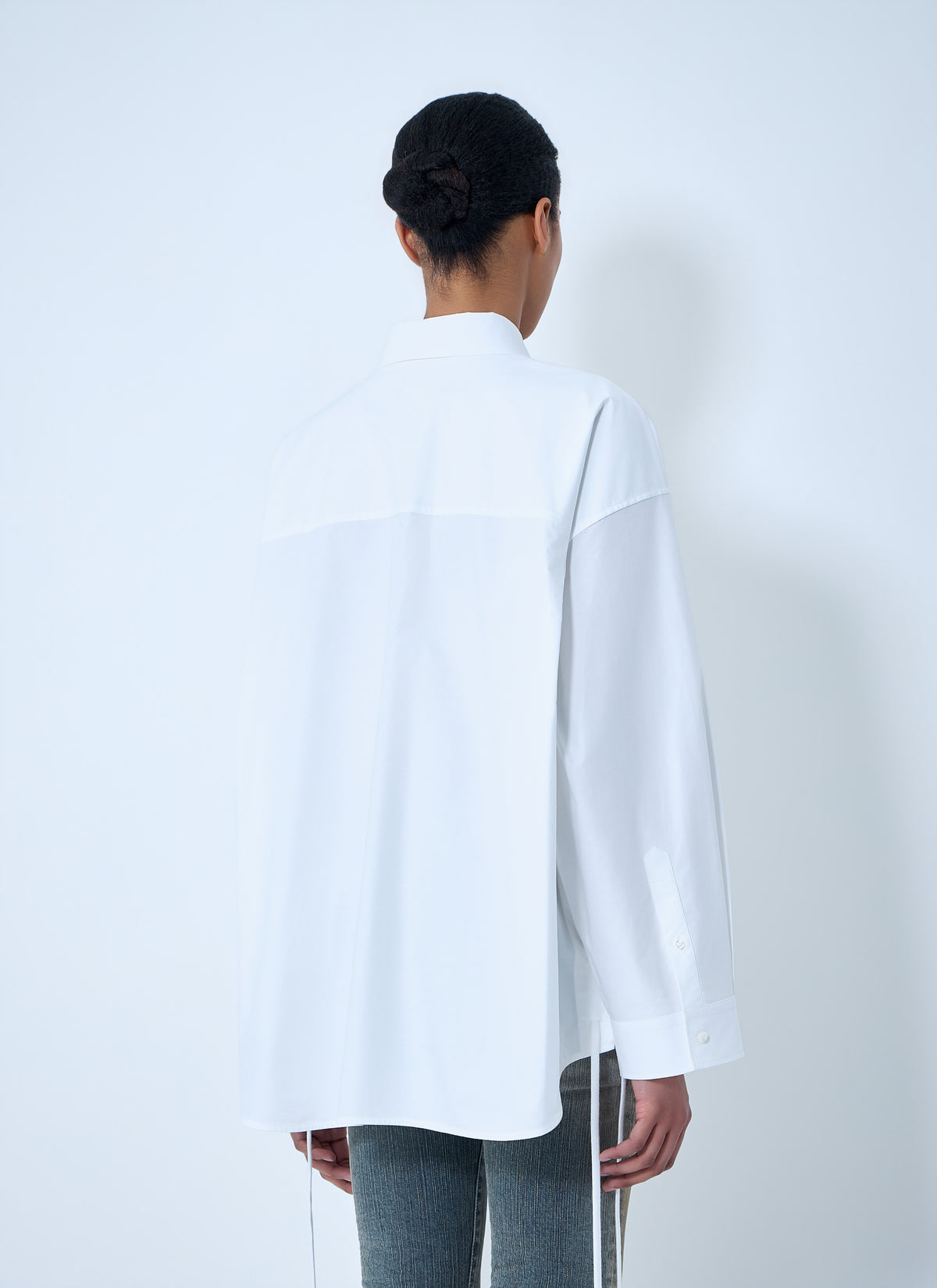 Balenciaga Women Lace-Up Shirt
