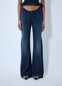 Balenciaga Balenciaga Women Curved Waist Jeans