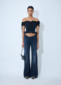 Balenciaga Balenciaga Women Curved Waist Jeans
