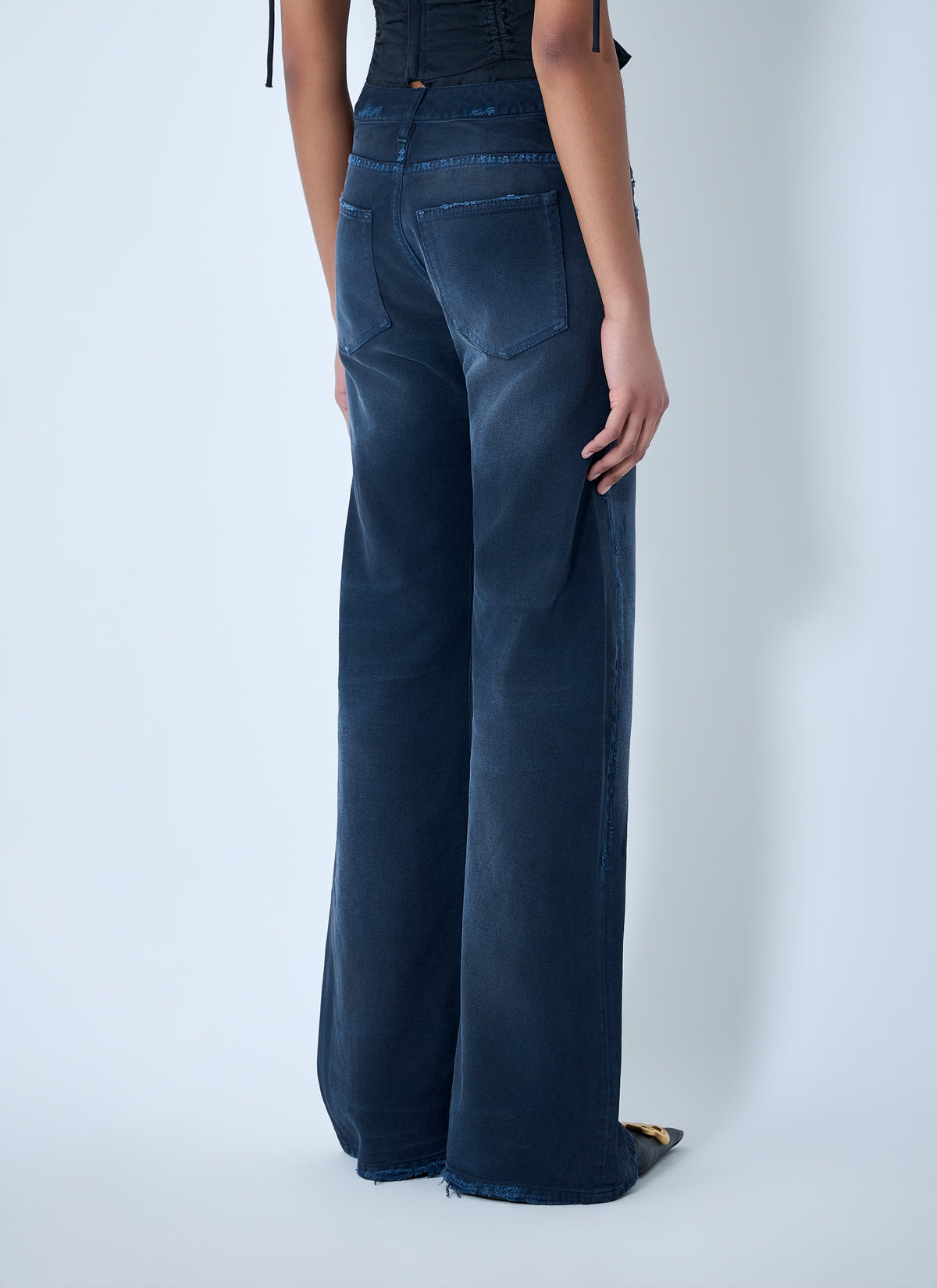 Balenciaga Balenciaga Women Curved Waist Jeans