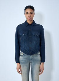 Balenciaga Women Curved Waistband Jacket
