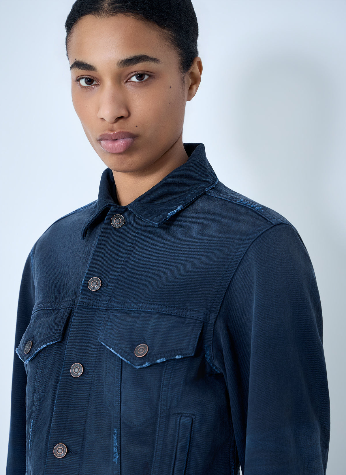 Balenciaga Women Curved Waistband Jacket