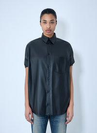 Balenciaga Women Tucked Sleeve Shirt