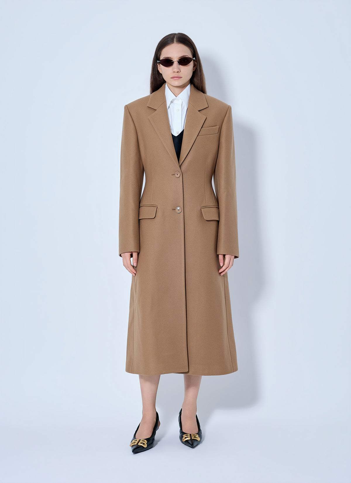 Balenciaga Women Single-Breasted Coat