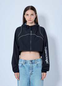 Balenciaga Balenciaga Women Cropped Hooded Jacket