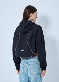 Balenciaga Balenciaga Women Cropped Hooded Jacket