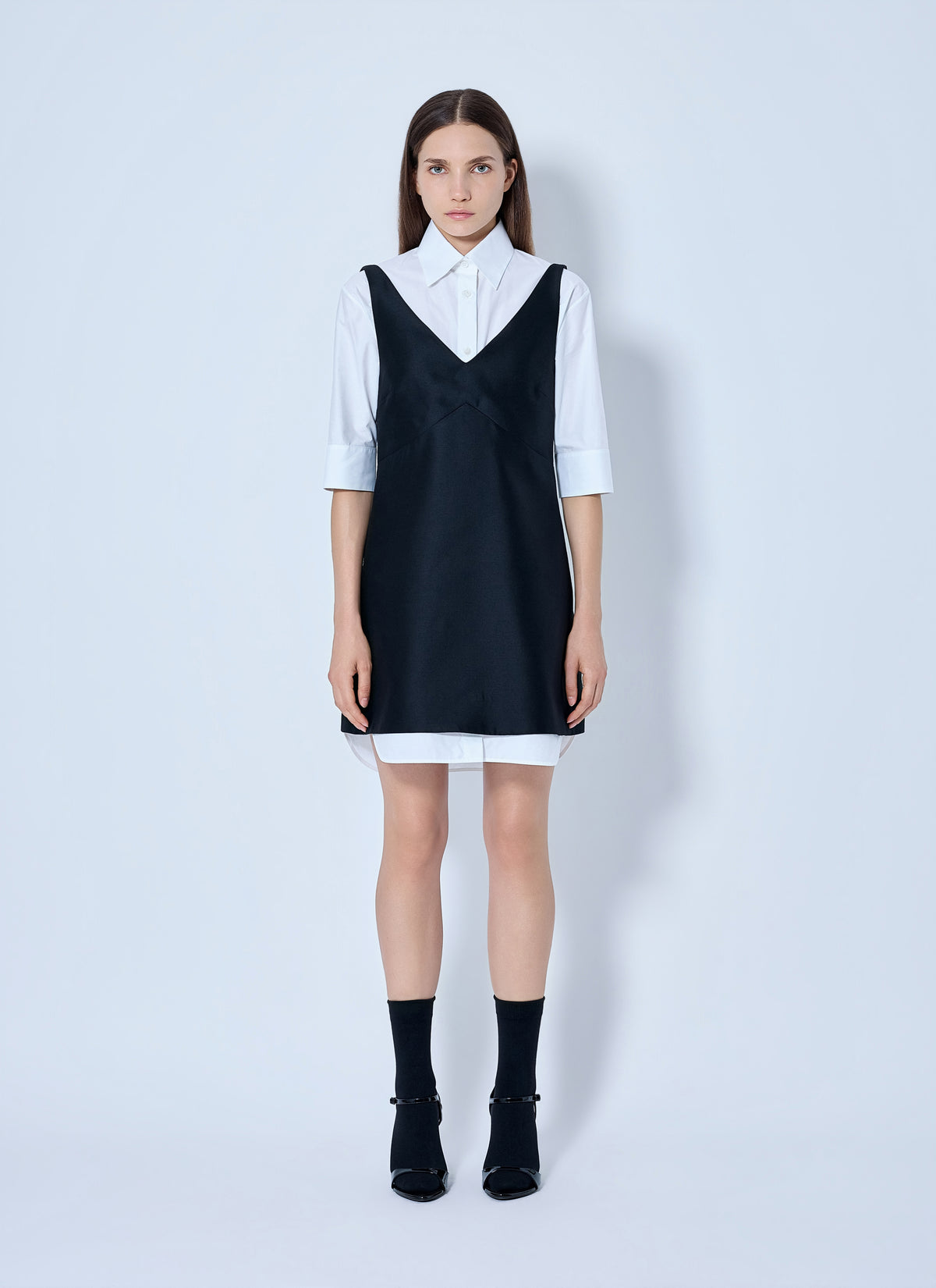 Balenciaga Women Hybrid Shirt Dress